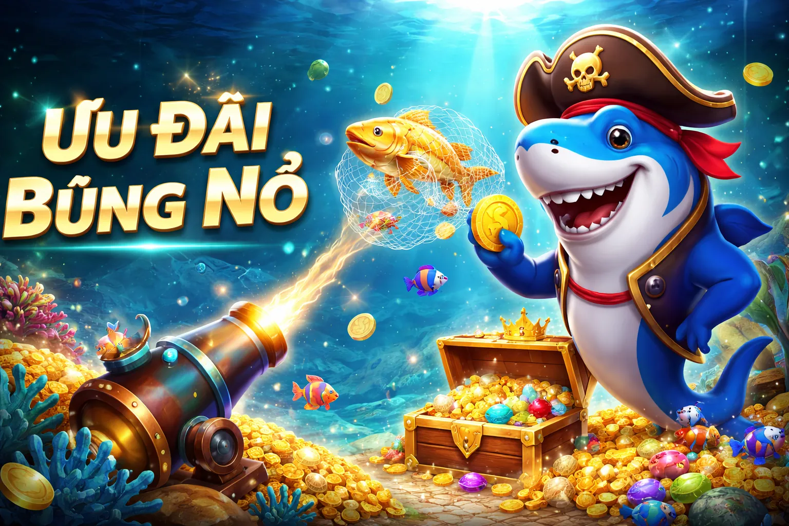 Hình nền game bắn cá h5